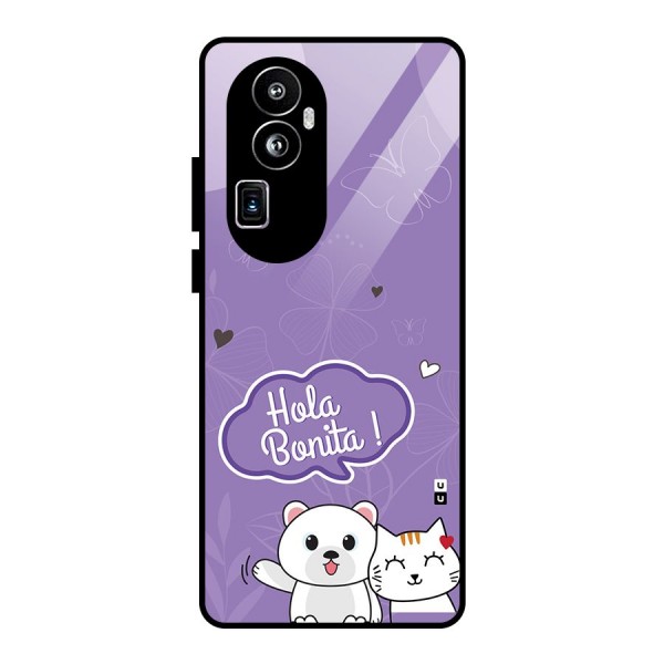 Hola Bonita Glass Back Case for Oppo Reno10 Pro Plus