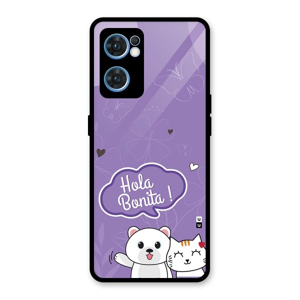 Hola Bonita Glass Back Case for Oppo Reno7 5G