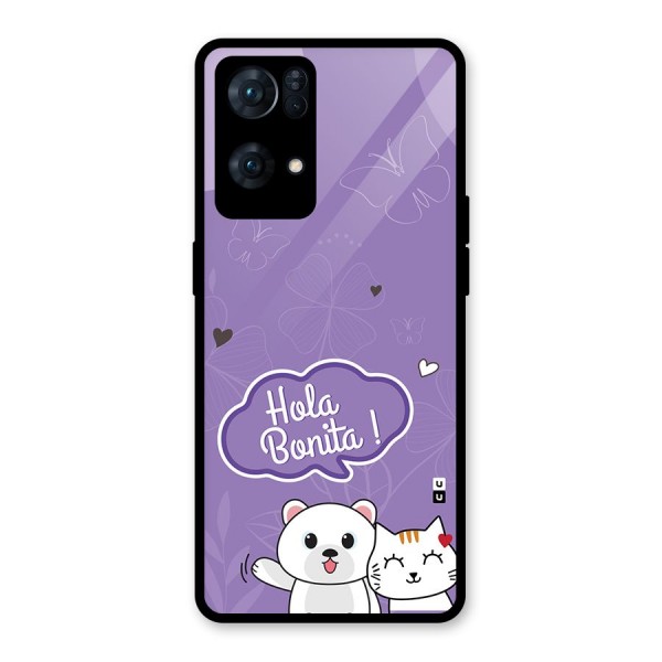 Hola Bonita Glass Back Case for Oppo Reno7 Pro 5G