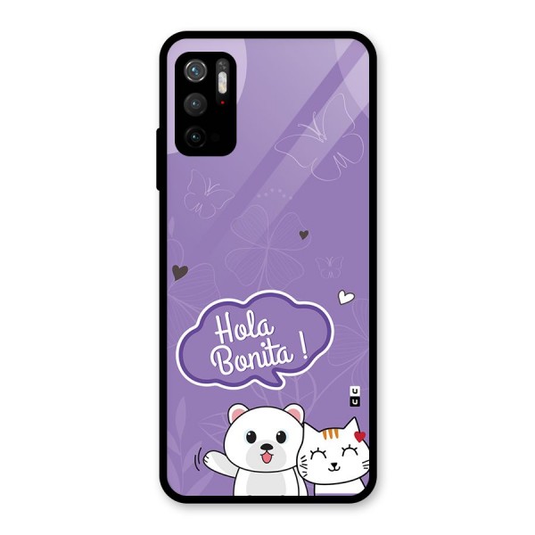 Hola Bonita Glass Back Case for Poco M3 Pro 5G