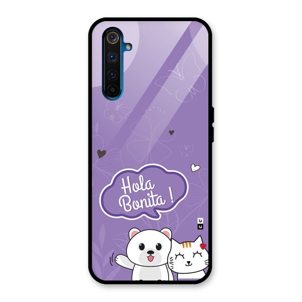 Hola Bonita Glass Back Case for Realme 6 Pro