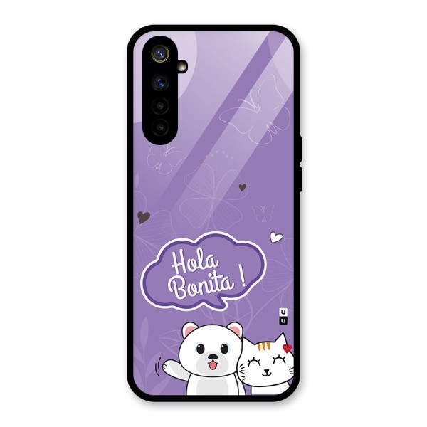 Hola Bonita Glass Back Case for Realme 6i