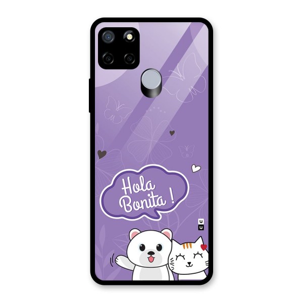 Hola Bonita Glass Back Case for Realme C12