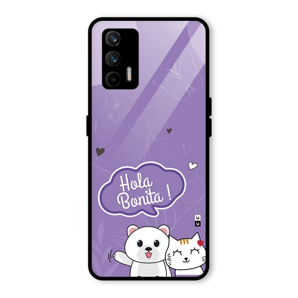 Hola Bonita Glass Back Case for Realme GT 5G