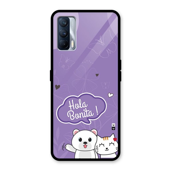 Hola Bonita Glass Back Case for Realme X7