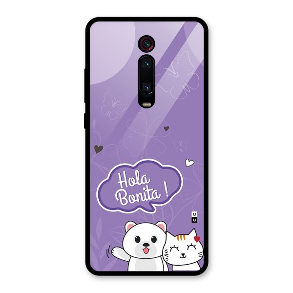 Hola Bonita Glass Back Case for Redmi K20