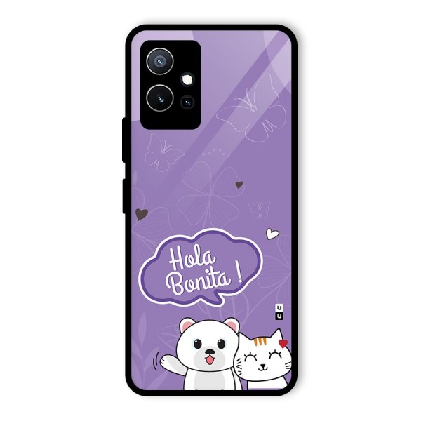 Hola Bonita Glass Back Case for Vivo T1 5G