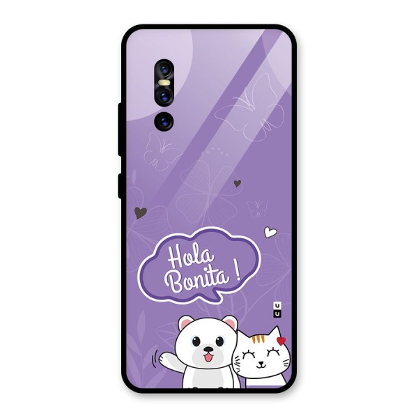 Hola Bonita Glass Back Case for Vivo V15 Pro