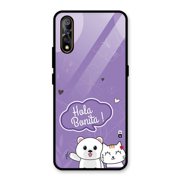 Hola Bonita Glass Back Case for Vivo Z1x