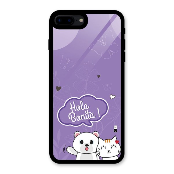 Hola Bonita Glass Back Case for iPhone 8 Plus