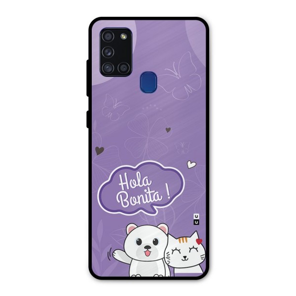 Hola Bonita Metal Back Case for Galaxy A21s