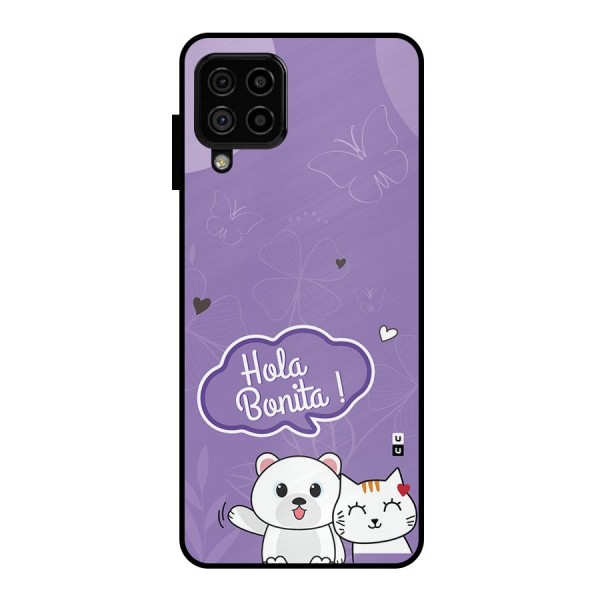 Hola Bonita Metal Back Case for Galaxy A22 4G