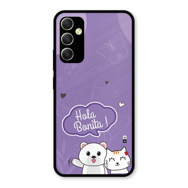 Hola Bonita Metal Back Case for Galaxy A34