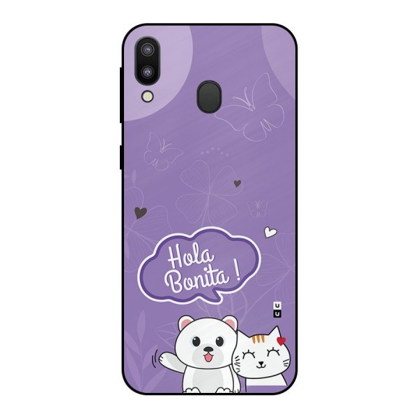 Hola Bonita Metal Back Case for Galaxy M20