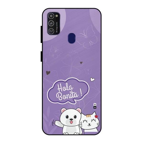 Hola Bonita Metal Back Case for Galaxy M21