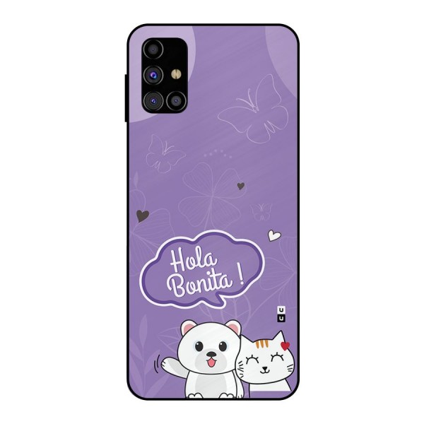 Hola Bonita Metal Back Case for Galaxy M31s