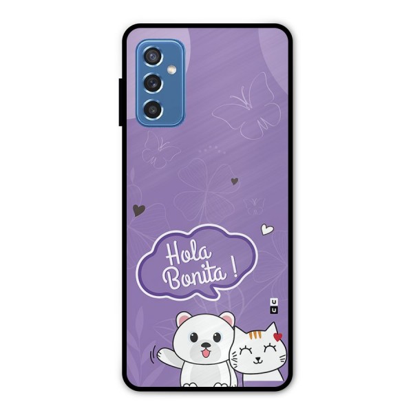 Hola Bonita Metal Back Case for Galaxy M52 5G