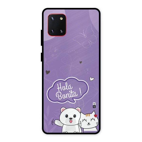 Hola Bonita Metal Back Case for Galaxy Note 10 Lite