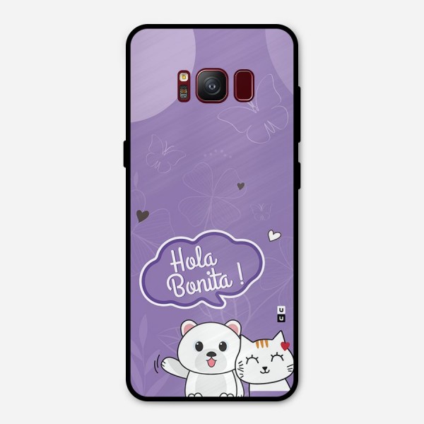 Hola Bonita Metal Back Case for Galaxy S8