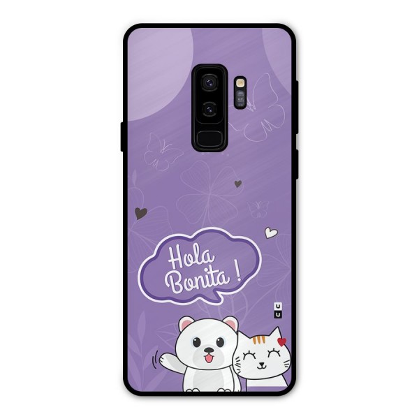 Hola Bonita Metal Back Case for Galaxy S9 Plus