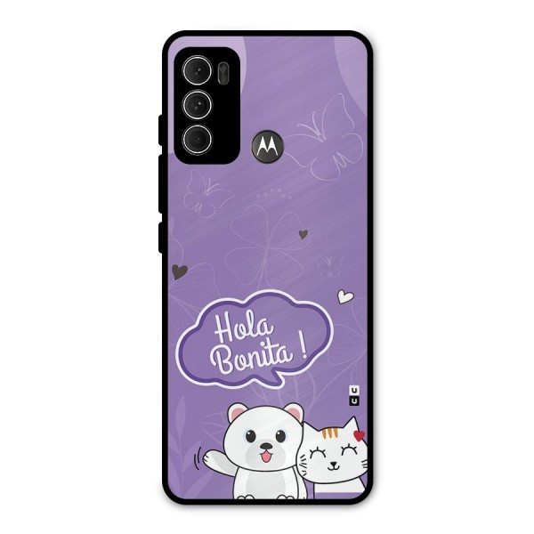 Hola Bonita Metal Back Case for Moto G60