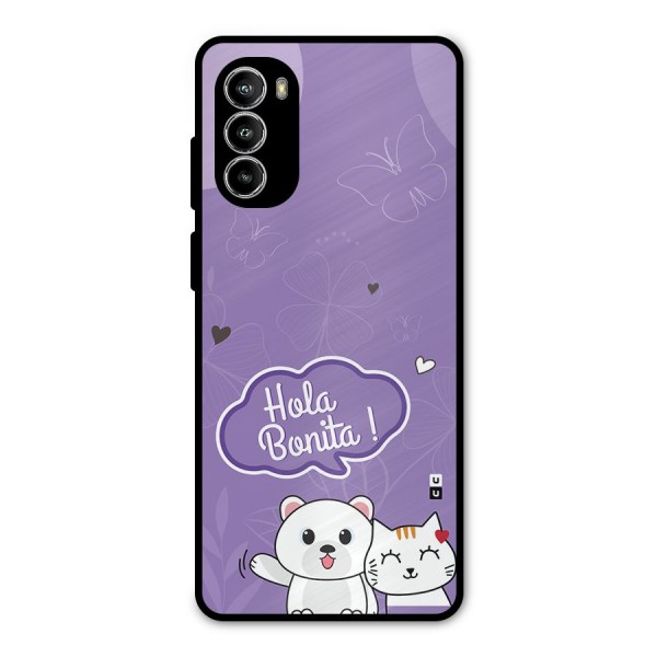 Hola Bonita Metal Back Case for Moto G82