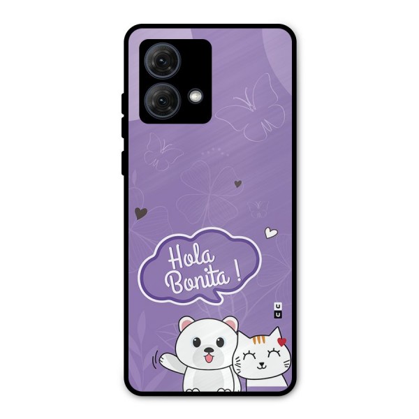 Hola Bonita Metal Back Case for Moto G84