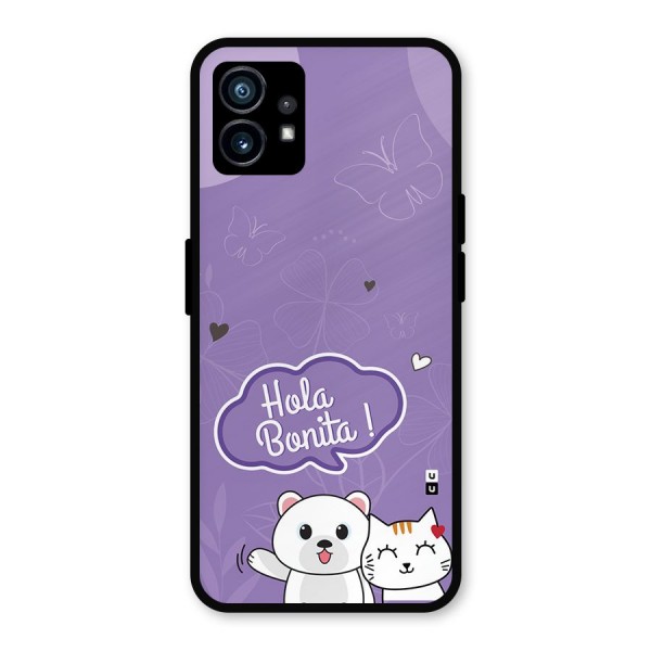 Hola Bonita Metal Back Case for Nothing Phone 1