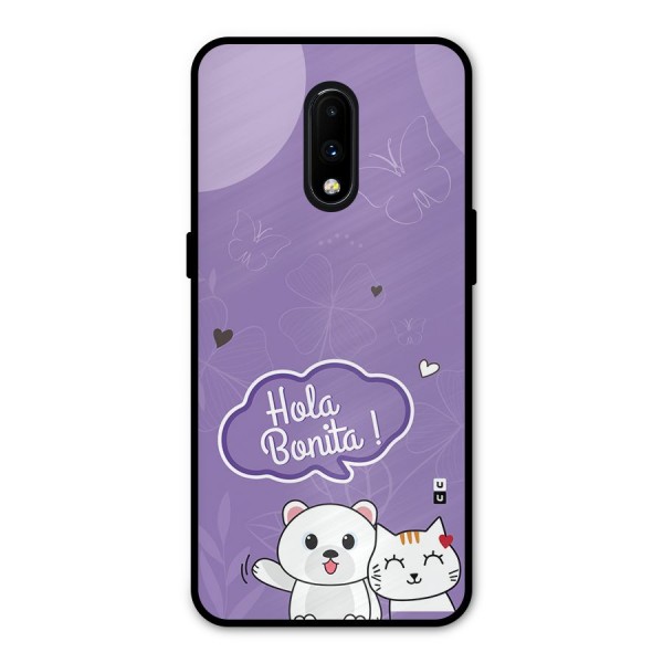 Hola Bonita Metal Back Case for OnePlus 7