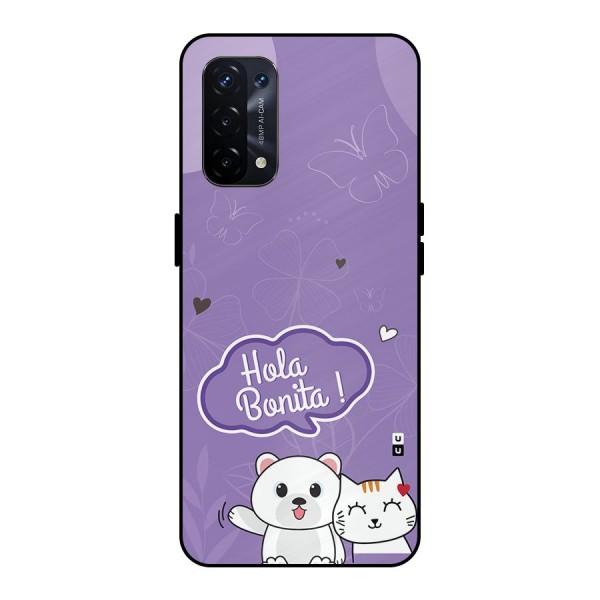 Hola Bonita Metal Back Case for Oppo A74 5G