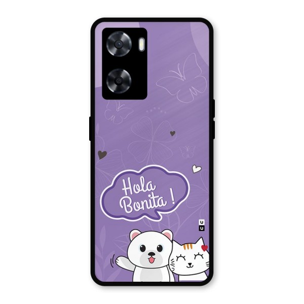 Hola Bonita Metal Back Case for Oppo A77