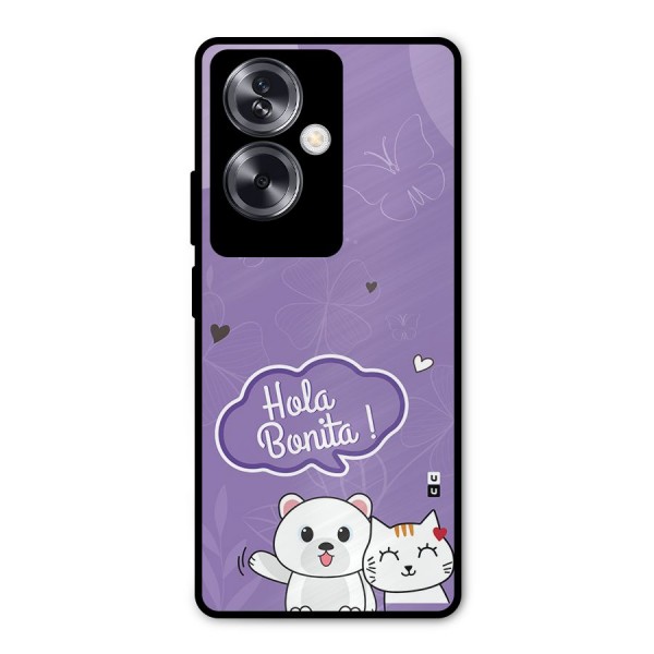 Hola Bonita Metal Back Case for Oppo A79 5G