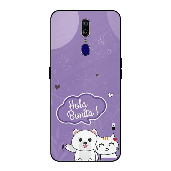 Hola Bonita Metal Back Case for Oppo F11