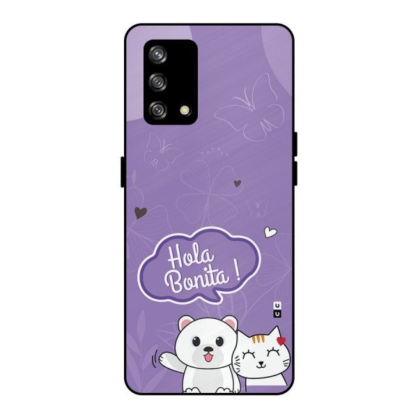 Hola Bonita Metal Back Case for Oppo F19