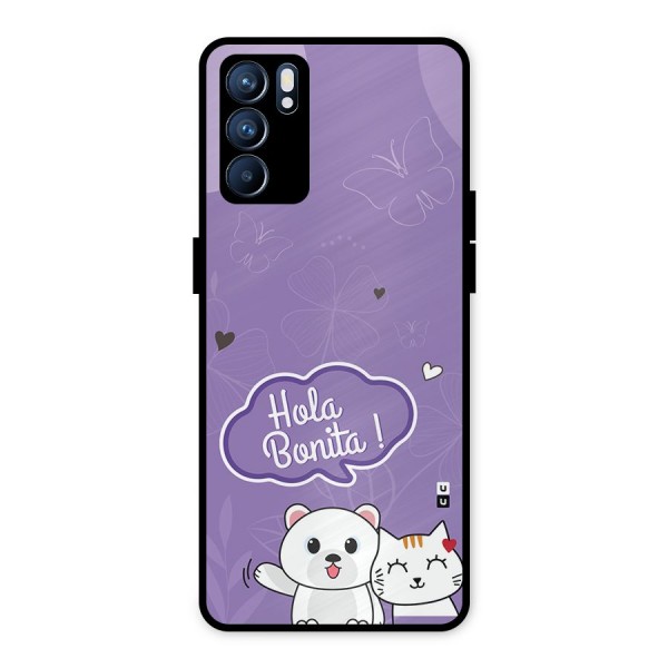 Hola Bonita Metal Back Case for Oppo Reno6 5G