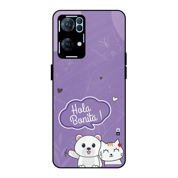 Hola Bonita Metal Back Case for Oppo Reno7 Pro 5G