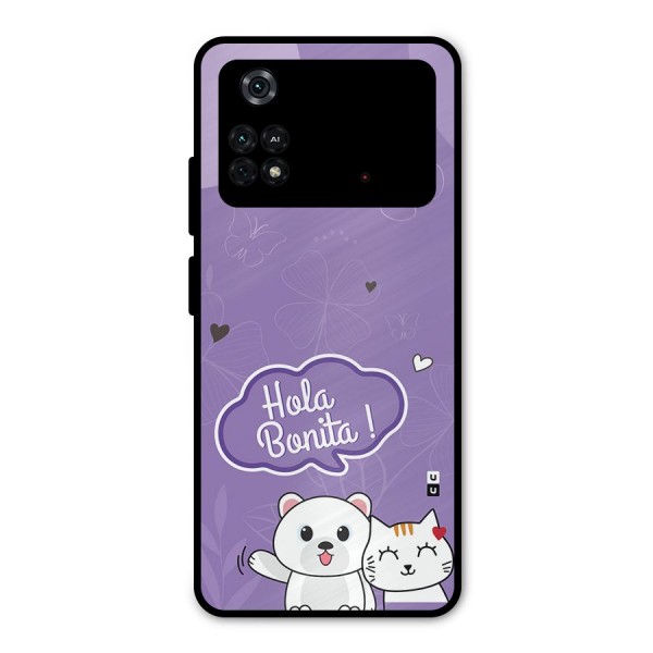 Hola Bonita Metal Back Case for Poco M4 Pro 4G