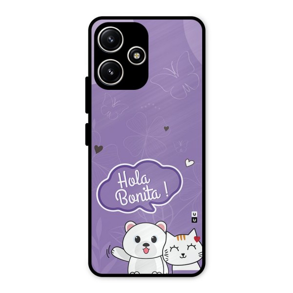 Hola Bonita Metal Back Case for Poco M6 Pro