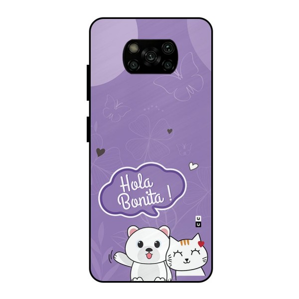 Hola Bonita Metal Back Case for Poco X3