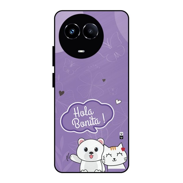 Hola Bonita Metal Back Case for Realme 11X