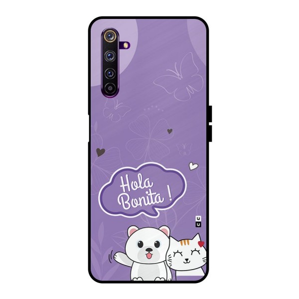 Hola Bonita Metal Back Case for Realme 6 Pro