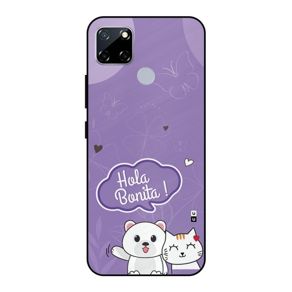 Hola Bonita Metal Back Case for Realme Narzo 20