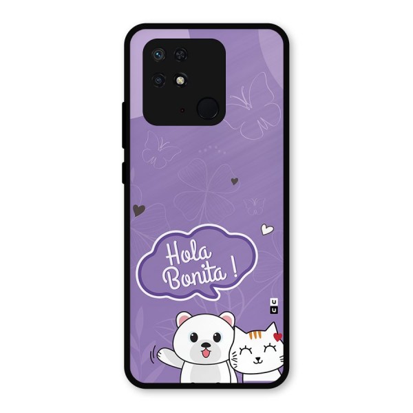 Hola Bonita Metal Back Case for Redmi 10