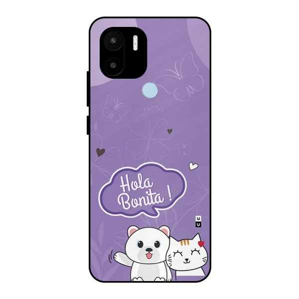 Hola Bonita Metal Back Case for Redmi A1 Plus