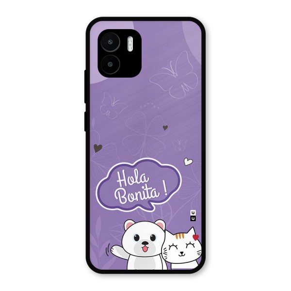 Hola Bonita Metal Back Case for Redmi A2