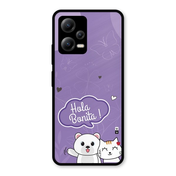 Hola Bonita Metal Back Case for Redmi Note 12 5G