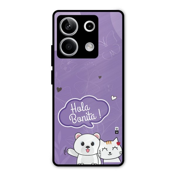 Hola Bonita Metal Back Case for Redmi Note 13 5G