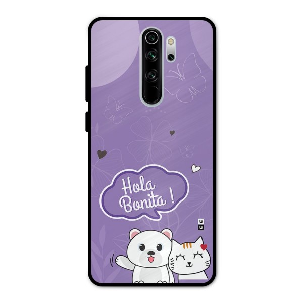 Hola Bonita Metal Back Case for Redmi Note 8 Pro