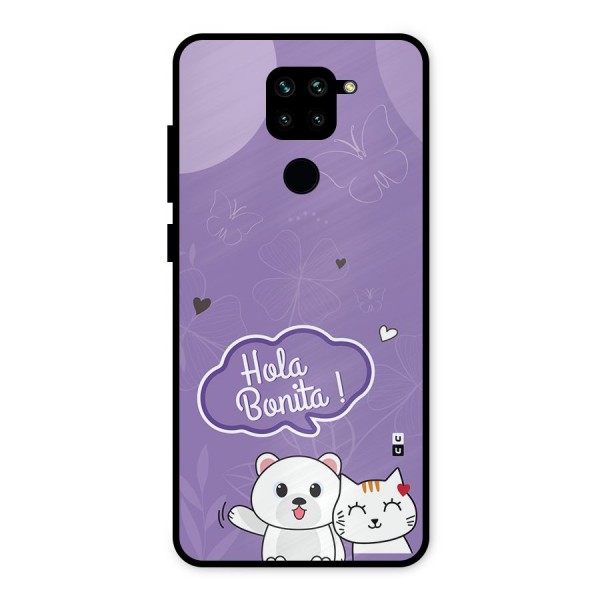 Hola Bonita Metal Back Case for Redmi Note 9