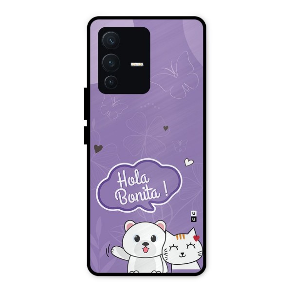 Hola Bonita Metal Back Case for Vivo V23 5G